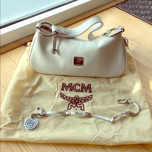MCM shoulder bag (white/off white)